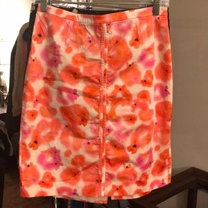 Floral Pencil Skirt